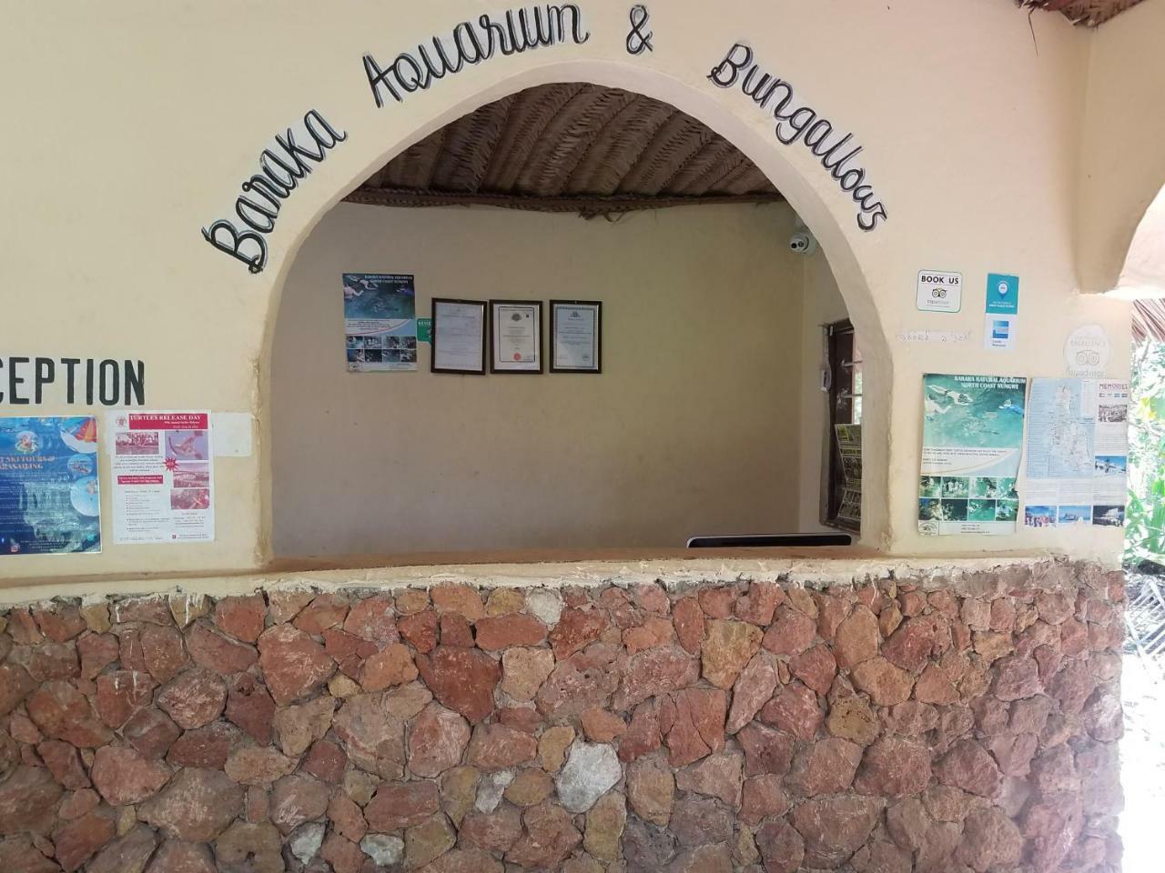 Baraka Aquarium Bungalows Nungwi Eksteriør billede